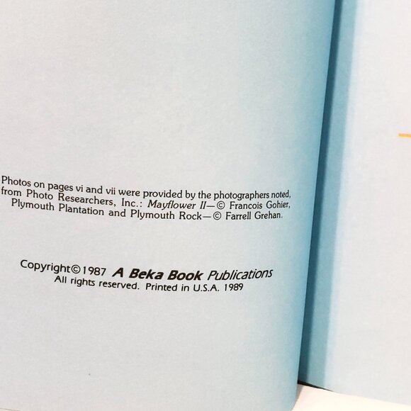 Pilgrim Boy ABeka Grade 3 Student Reader Book 1989 Reading Paperback Homeschool - Picture 5 of 12